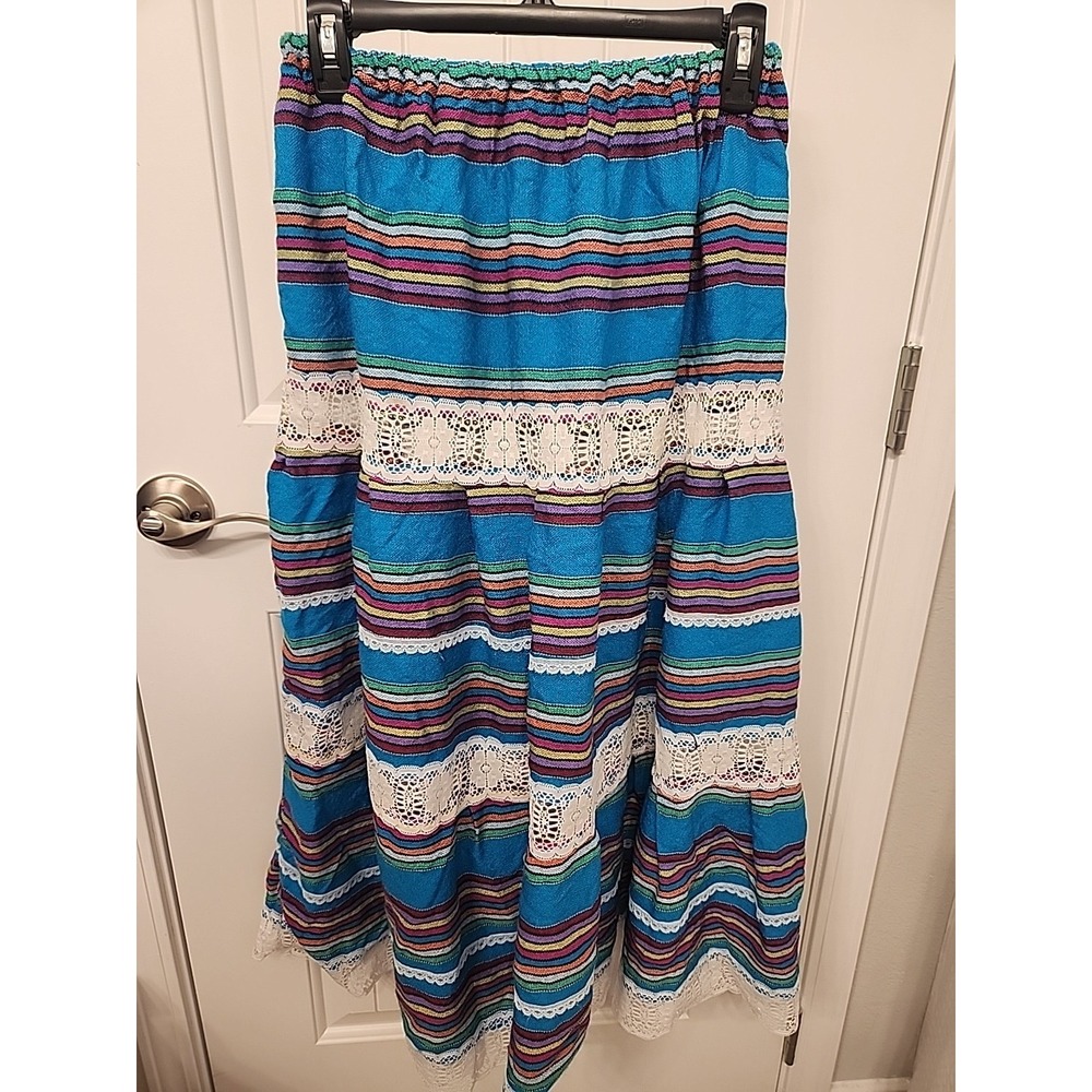 BOGO Style Maxi Skirt With Lace-‎ Women's Size Small